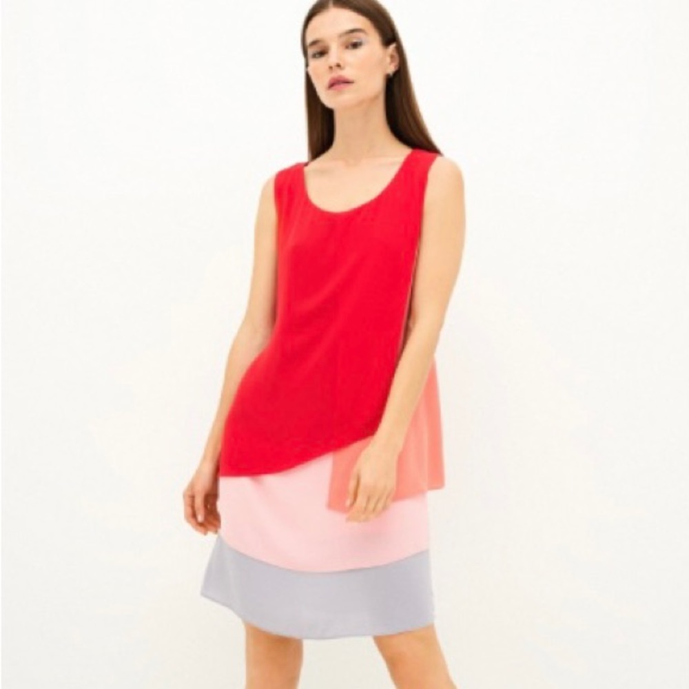 Bcbg Maxazria ‘Haley’ Color-Block Soft Flowy Dres… - image 1